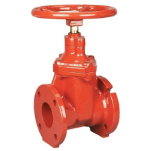 Flanged rising stem fire gate valve